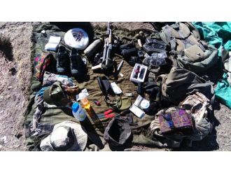 Van’da PKK’ya ait mühimmat ele geçirildi