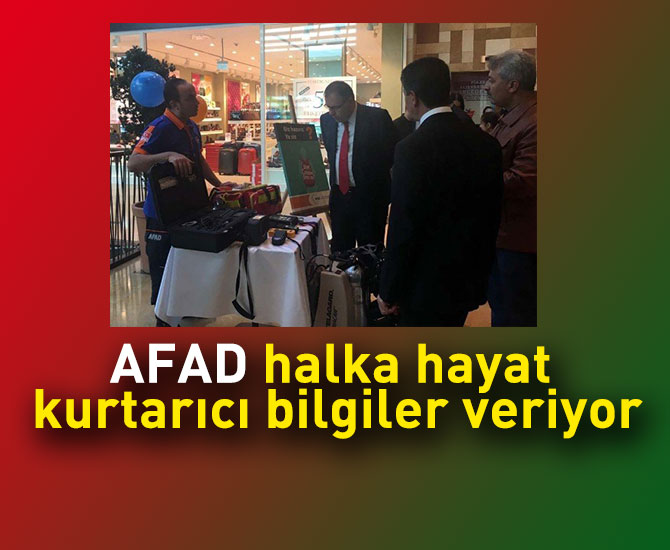 AFAD’dan halka hayat kurtarıcı bilgiler