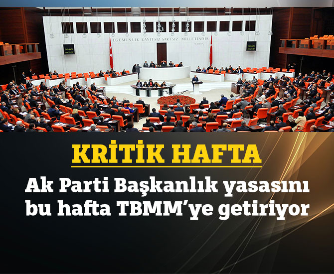 Başkanlık bu hafta TBMM’ye geliyor