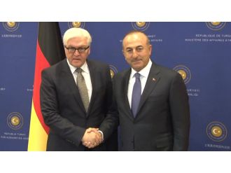 Çavuşoğlu, Alman mevkidaşı ile bir araya geldi