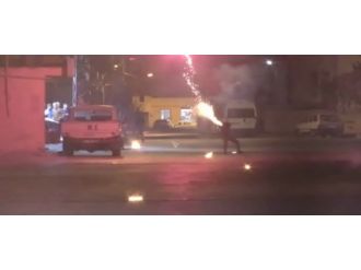 Polise molotof atan PKK yandaşı böyle vuruldu