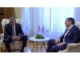 Obama, Çipras ile görüştü