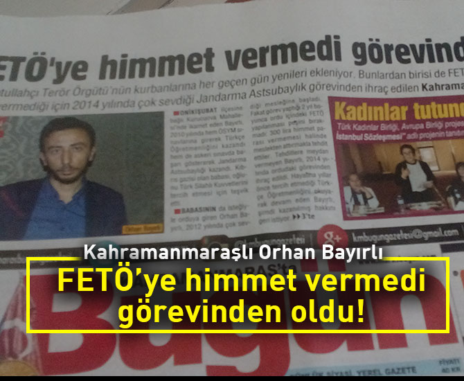FETÖ’ye himmet vermedi görevinden oldu!