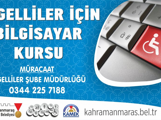 Büyükşehir’den Engelliler İçin  Kurs Veriliyor