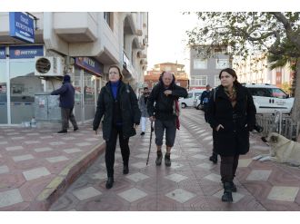 63 yaşında 3 bin 900 kilometre yürüdü