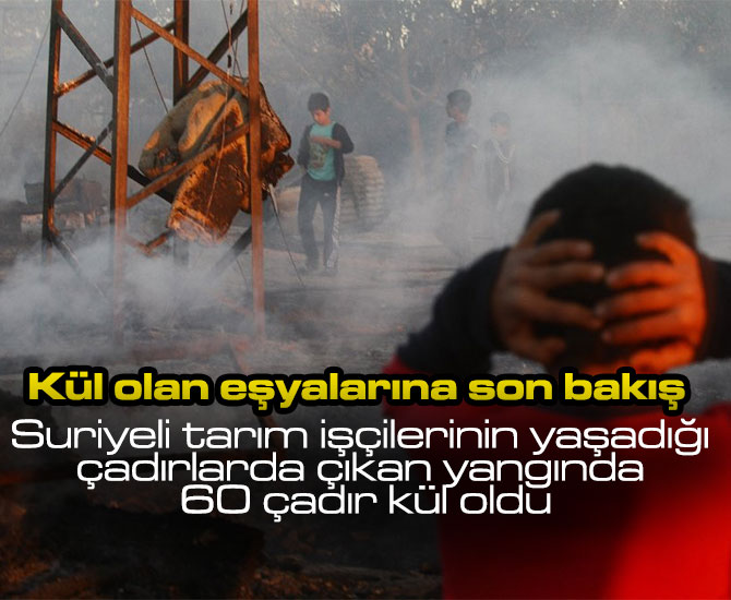 Kül olan eşyalarına son bakış