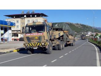 Sınıra zırhlı araç sevkiyatı