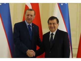 Cumhurbaşkanı Erdoğan Özbekistan Başbakanı ile görüştü