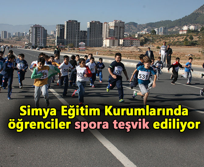 Simya Eğitim Kurumlarında öğrenciler spora teşvik ediliyor