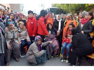 Şehit cenazesinde feryatlar yürek dağladı