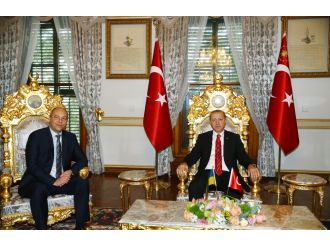Erdoğan Ukrayna Parlamentosu Başkanı ile görüştü
