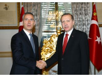 Erdoğan Stoltenberg’le görüştü