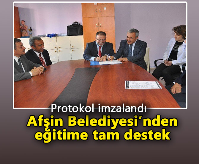 Afşin Belediyesi’nden eğitime destek