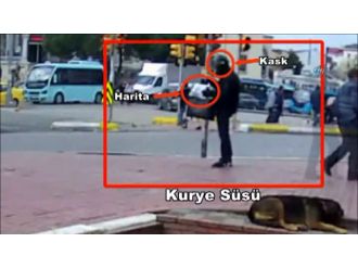 Babasına bombalı paket gönderen zanlı kamerada