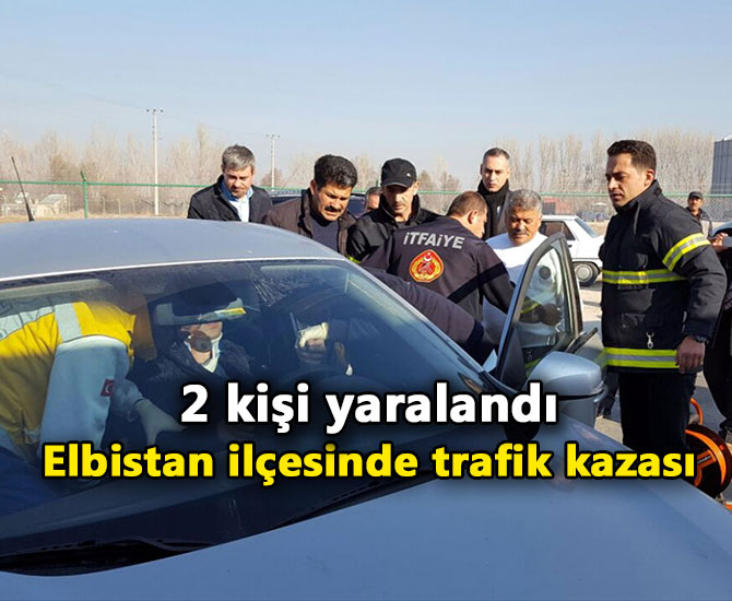 Kahramanmaraş'ta trafik kazası: 2 yaralı
