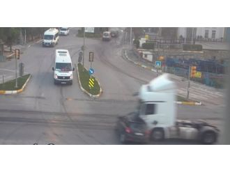 TIR aracı böyle biçti