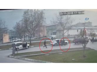 Polise ateş açtı silahla vuruldu: İşte o anlar