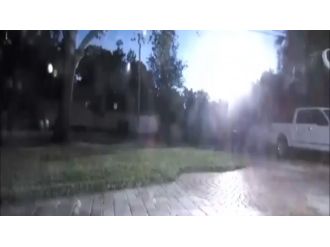 Meteorun düşme anı kamerada