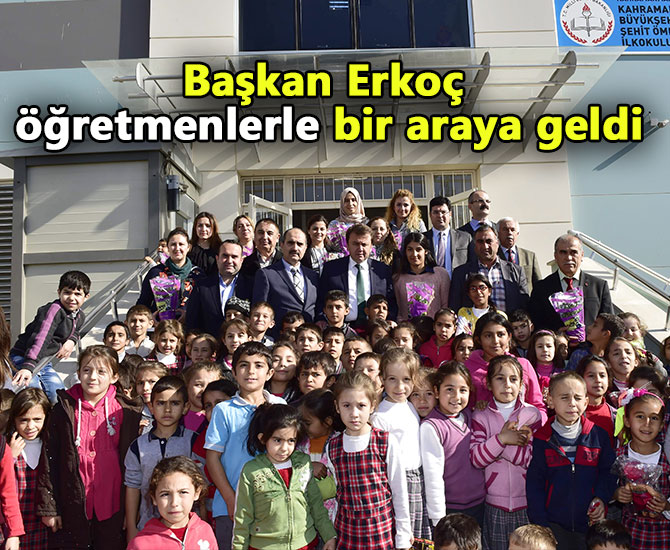 Başkan Erkoç öğretmenlerle bir araya geldi