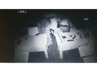"Hasta var" mesajıyla anlaşan hırsızlar kamerada