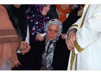 Şehit astsubaya gözüyaşlı karşılama