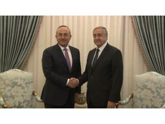 Çavuşoğlu ve Akıncı bir araya geldi