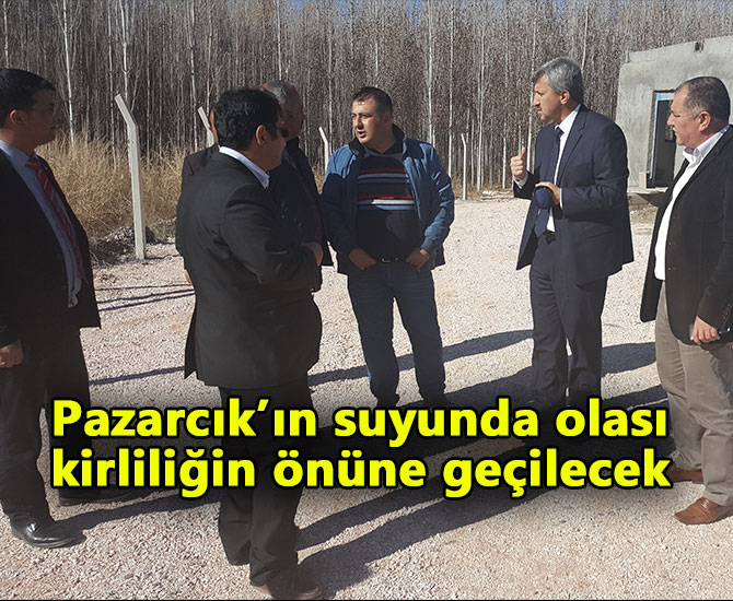 Pazarcık’da suda olası kirliliğin önüne geçilecek