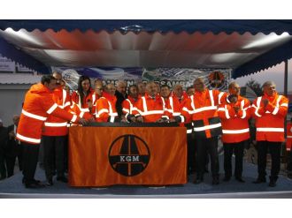 Bakanlar köprülü kavşağın temelini attılar