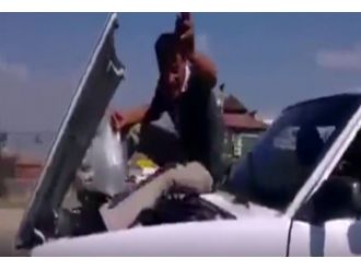 Trafikte böylesi görülmedi !