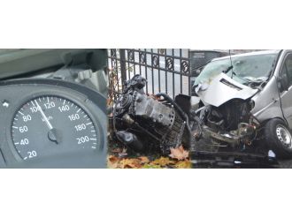 Motoru yerinden çıktı, hız ibresi takılı kaldı