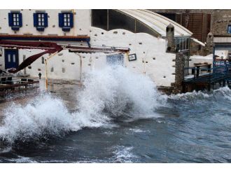 Bodrum’da fırtına