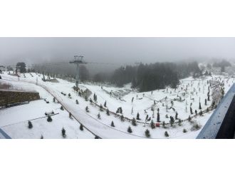 Uludağ’da kar kalınlığı 10 santimetreye ulaştı