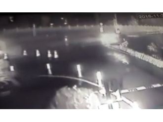 Erdal Tosun’un hayatını kaybettiği kaza kamerada