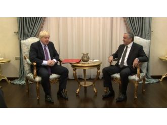 Akıncı İngiltere Dışişleri Bakanını kabul etti