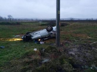 Otomobil takla attı: 1 ölü, 2 yaralı