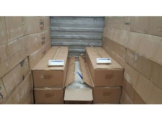 Şüpheli kamyondan 124 bin paket kaçak sigara çıktı