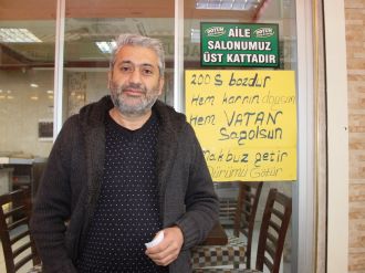 "Makbuzu getir, dürümü götür"