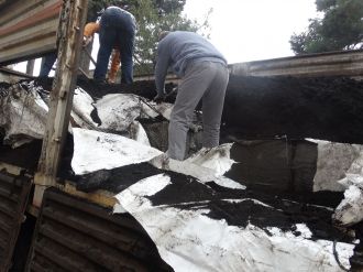 Kömür yüklü kamyondan kaçak sigara çıktı