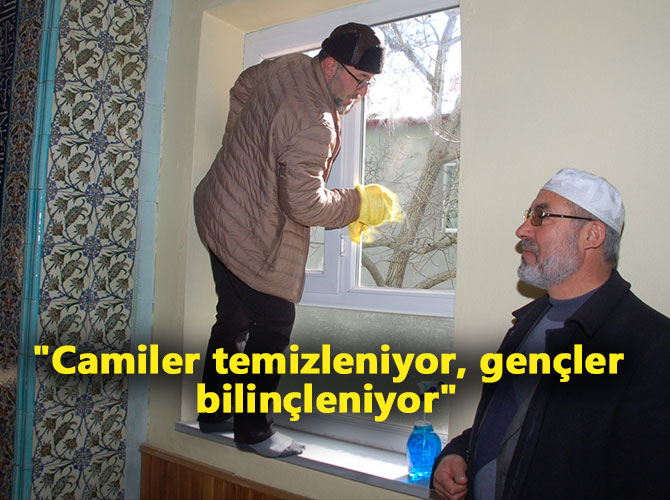 "Camiler Temizleniyor, Gençler Bilinçleniyor" projesi