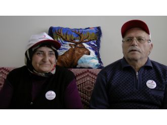 Ev ve tarlalarını Kızılay’a bağışlayıp konukevine yerleştiler