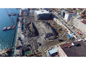 Galataport havadan görüntülendi