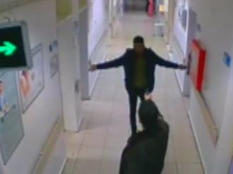 Damat dehşeti saniye saniye kamerada