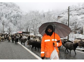 Rize’de 194 köy yolu ulaşıma kapandı