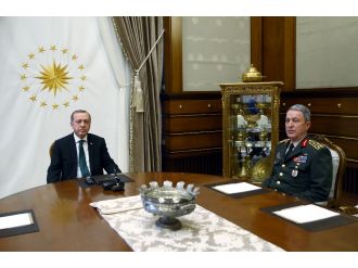 Cumhurbaşkanı Erdoğan Org. Akar’ı kabul etti