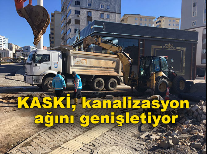 KASKİ, Boğaziçi mahallesinde kanalizasyon ağını genişletiyor
