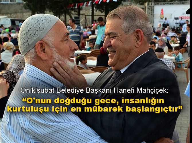 “O'nun doğduğu gece, insanlığın kurtuluşu için en mübarek başlangıçtır”