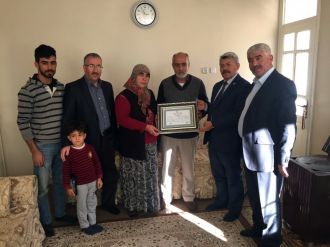 Şehit olduktan sonra diploması geldi