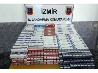 Jandarmanın şüphesi kaçak sigaraları yakalattı