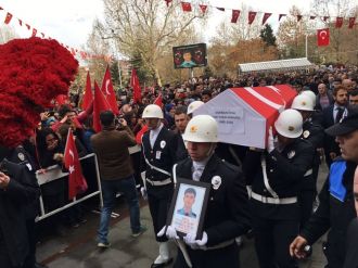 Isparta şehidini uğurladı