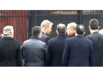 Erdoğan olay yerinde incelemelerde bulundu